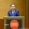 Chủ tịch Quốc hội Trần Thanh Mẫn phát biểu khai mạc Kỳ họp không thường lệ thứ nhất, Quốc hội khoá XVI. (Ảnh: Doãn Tấn/TTXVN)