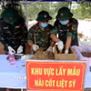 Nghĩa trang Liệt sỹ Hàm Rồng hiện có 1.943 phần mộ liệt sỹ, trong đó có 1.033 phần mộ chưa xác định được thông tin, cần lấy mẫu sinh phẩm để giám định ADN. (Ảnh: TTXVN phát)