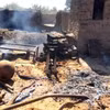 Một ngôi nhà bị hư hại sau vụ tấn công bằng pháo kích tại El Fasher, bang Bắc Darfur, Sudan ngày 11/12/2024. (Ảnh: THX/TTXVN)