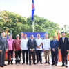 Đại sứ các nước thành viên ASEAN tại Cuba cùng quan khách chụp ảnh chung. (Ảnh: Việt Hùng/TTXVN)
