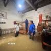 Toàn xã Nông Cống có 278 hộ thực hiện sơ tán tại chỗ. (Ảnh: TTXVN phát)