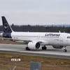 Máy bay của hãng hàng không Lufthansa tại sân bay Frankfurt, Đức. (Ảnh: THX/TTXVN)