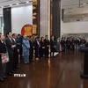 Tổng Thư ký ASEAN Kao Kim Hourn phát biểu tại Triển lãm. (Ảnh: Đỗ Quyên/TTXVN)