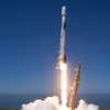 Anh phóng vệ tinh hình ảnh quân sự Tyche vào quỹ đạo trên tên lửa Space X vào năm ngoái. (Ảnh: Space X)