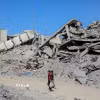 Quang cảnh tại thành phố Gaza ngày 19/10/2025. (Ảnh: THX/TTXVN)