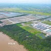 Khu vực quy hoạch dự án Khu công nghiệp Dịch vụ dầu khí Soài Rạp. (Ảnh: Công Trí/TTXVN)