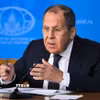 Ngoại trưởng Nga Sergey Lavrov phát biểu trong một cuộc họp báo tại Moskva. (Ảnh: IRNA/TTXVN)