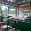 Khu vực sang tải hàng hóa xuất nhập khẩu trong khu vực cửa khẩu Chi Ma, tỉnh Lạng Sơn. (Ảnh: Quang Duy /TTXVN)
