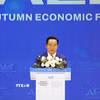 Ông Nguyễn Văn Được, Chủ tịch Ủy ban Nhân dân Thành phố Hồ Chí Minh phát biểu bế mạc. (Ảnh: Xuân Khu/TTXVN)