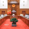 Thủ tướng Lê Minh Hưng chủ trì cuộc họp về công tác chuẩn bị Năm APEC 2027. (Ảnh: Dương Giang/TTXVN)