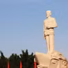 Tượng đài Bác Hồ ở Công viên 18/10. (Ảnh: Báo Công an nhân dân)