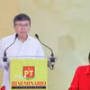 Đại sứ Nguyễn Văn Hải phát biểu tại hội nghị. (Ảnh: Đại sứ quán Việt Nam tại Mexico/TTXVN phát)