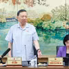 Tổng Bí thư, Chủ tịch nước Tô Lâm, đại biểu Quốc hội thành phố Hà Nội phát biểu. (Ảnh: Doãn Tấn/TTXVN)
