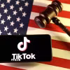 Logo của ứng dụng TikTok. (Ảnh: Reuters/TTXVN)\