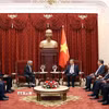 Tổng Bí thư, Chủ tịch nước Tô Lâm tiếp Đại sứ Bangladesh tại Việt Nam Mohammad Lutfor Rahman đến chào từ biệt. (Ảnh: Thống Nhất/TTXVN)