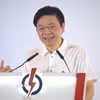 Thủ tướng Singapore Lawrence Wong phát biểu tại Singapore. (Ảnh: THX/TTXVN)