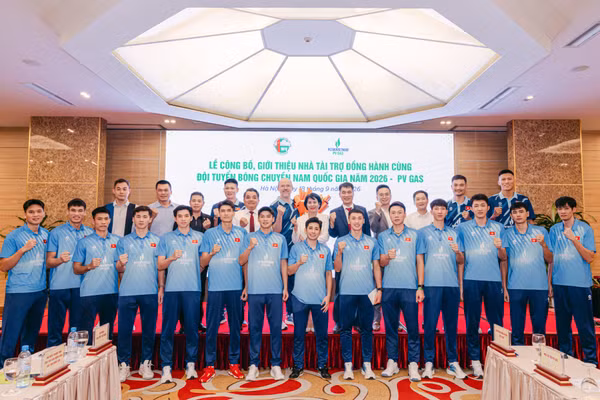 PV GAS đồng hành cùng đội tuyển bóng chuyền nam quốc gia năm 2026 