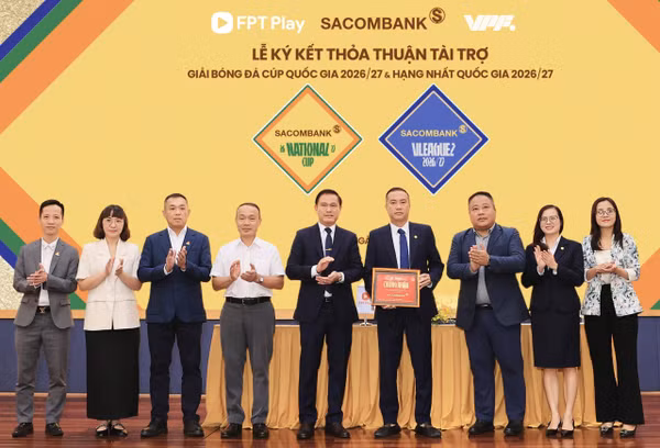 Giải hạng Nhất Quốc gia và Cúp Quốc gia 2026/27 công bố nhà tài trợ chính