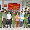 Đến nay, toàn bộ 6 căn nhà Quang Trung trên địa bàn phường Hàm Thắng đã được xây dựng hoàn thành và bàn giao cho người dân sử dụng (sớm hơn 10 ngày so với kế hoạch đề ra). (Ảnh: Hồng Hiếu/TTXVN)