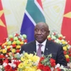 Tổng thống Nam Phi Matamela Cyril Ramaphosa. (Ảnh: Lâm Khánh/TTXVN)