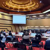 Quang cảnh cuộc họp lần thứ 24 Ủy ban Hợp tác chung cấp Đại sứ giữa ASEAN và Nga. (Ảnh: TTXVN phát)