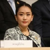 Cựu thủ tướng Thái Lan Paetongtarn Shinawatra. (Ảnh: THX/TTXVN)