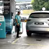Một trạm xăng dầu của Petronas tại Kuala Lumpur ngày 9/4/2026. (Ảnh: Bình Thanh/TTXVN)