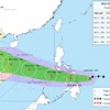 Bão Kalmaegi đổi hướng và có khả năng mạnh lên. (Ảnh: Trung tâm Dự báo Khí tượng Thủy văn Quốc gia)