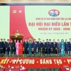 Ban Chấp hành Đảng bộ UBND tỉnh Lai Châu nhiệm kỳ 2025-2030 ra mắt Đại hội. (Ảnh: Quý Trung/ TTXVN)