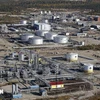 Nhà máy lọc dầu của Nga ở thị trấn Gubkinsky, Tây Siberia. (Ảnh: AFP/TTXVN)
