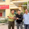 Cá thể tê tê có trọng lượng khoảng 3kg, thuộc nhóm IB, danh mục động vật rừng nguy cấp, quý, hiếm được người dân bàn giao. (Ảnh: TTXVN phát)