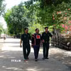 Lực lượng biên phòng tỉnh Gia Lai luôn sâu sát cùng người có uy tín trên địa bàn, vận động người dân thực hiện tốt mô hình "Xã biên giới sạch về ma túy". (Ảnh: Hồng Điệp/TTXVN)