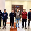 Các đối tượng cho vay lãi nặng hơn 600%/năm bị khởi tố và tạm giam. (Ảnh: TTXVN phát)