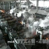 Ảnh minh họa dây chuyền sản xuất thép. (Ảnh: Huy Hùng/TTXVN)