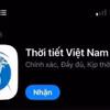 Ứng dụng Thời Tiết Việt Nam KTTV hiện có mặt trên cả hai nền tảng iOS và Android, hoàn toàn miễn phí. (Nguồn: Báo Nhân dân)
