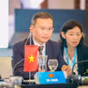 Ông Nguyễn Hồng Minh - Phó Cục trưởng Cục Thể dục thể thao Việt Nam phát biểu tại hội nghị. (Ảnh: Nguồn Tổng cục Du lịch, Văn hóa và Thể thao)