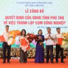 Các cụm công nghiệp nhận quyết định thành lập. (Ảnh: Thu Hương/TTXVN)