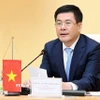 Bộ trưởng Nguyễn Hồng Diên. (Ảnh: Trần Việt/TTXVN)