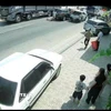 Ảnh trích xuất camera trưa 30/1, sau khi va chạm giao thông. (Ảnh: TTXVN phát)