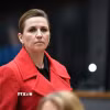 Thủ tướng Đan Mạch Mette Frederiksen tại Brussels, Bỉ ngày 6/3/2025. (Ảnh: THX/TTXVN)