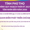 Điều chỉnh quy hoạch tỉnh Phú Thọ thời kỳ 2021-2030, tầm nhìn đến năm 2050
