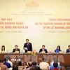 Quang cảnh buổi họp báo. (Ảnh: Tuấn Anh/TTXVN)