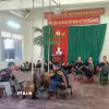 Quang cảnh Lễ mừng thọ của người M’nông. (Ảnh: TTXVN phát)