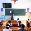 Tiết học tiếng Việt của học sinh lớp Một, Trường Tiểu học Lê Văn Tám, phường Tân Ninh (tỉnh Tây Ninh). (Ảnh: Minh Phú/TTXVN)