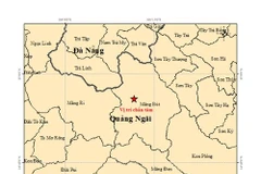 Vị trí xảy ra động đất. (Nguồn: Viện Các khoa học Trái đất)