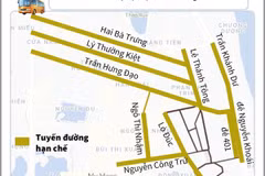Phân luồng giao thông phục vụ Lễ Quốc tang nguyên Chủ tịch nước Trần Đức Lương