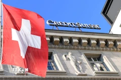 Chi nhánh ngân hàng Credit Suisse ở Lucerne, Thụy Sĩ. (Ảnh: THX/TTXVN)