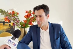 Giáo sư sử học Pierre Journoud, chuyên gia về lịch sử đương đại Việt Nam. (Ảnh: Thu Hà/TTXVN)