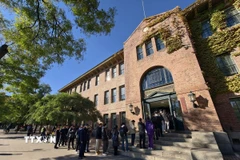 Một trường đại học ở Bắc Kinh, Trung Quốc. (Ảnh: THX/TTXVN)