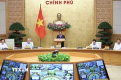 Thủ tướng Phạm Minh Chính chủ trì Phiên họp Chính phủ thường kỳ tháng 3 năm 2026 và Hội nghị Chính phủ trực tuyến với địa phương. (Ảnh: Dương Giang/TTXVN)
